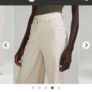 Lululemon City Sleek 5 Pocket Wide-Leg High-Rise Pant *Utilitech size 26 waist